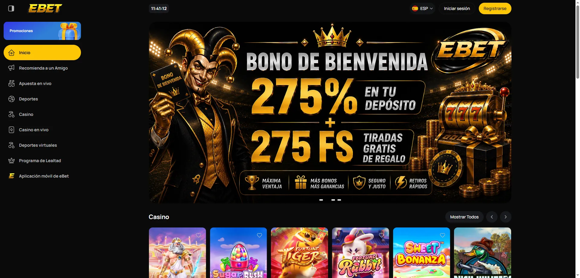 eBet Casino MX — plataforma de casino en línea confiable 2026