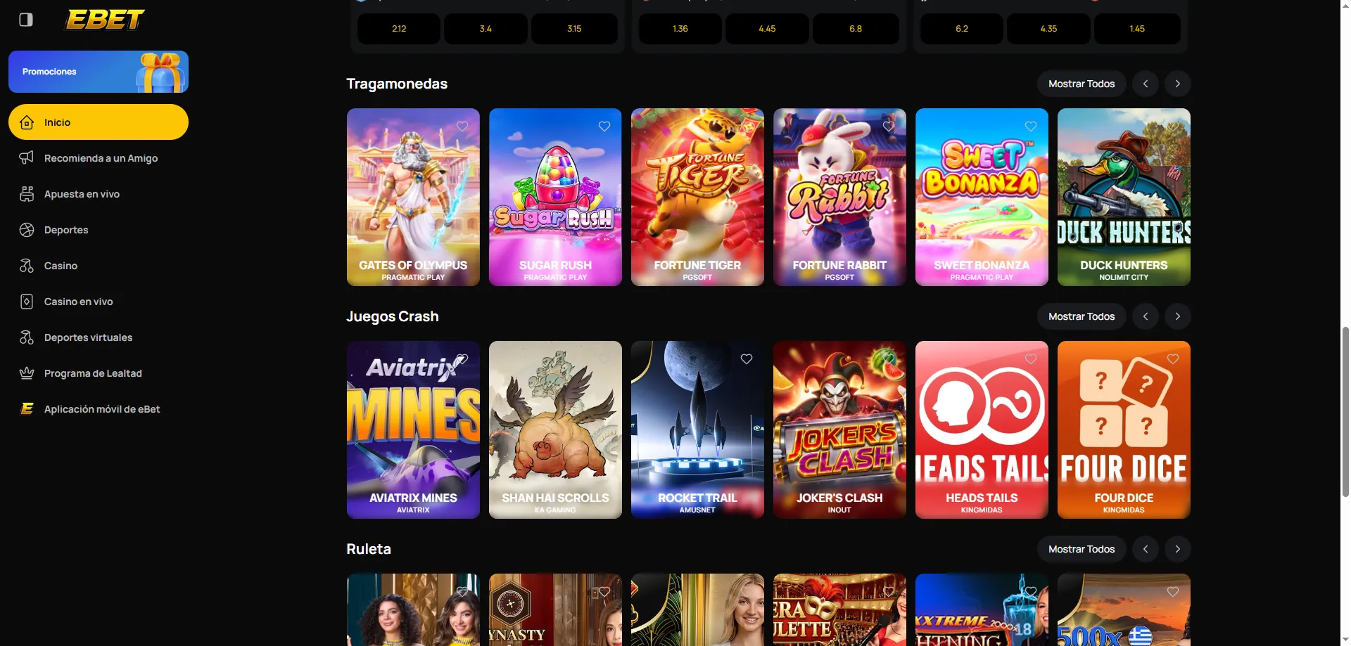 Free Spins con depósito en eBet Casino — slots destacados 2026